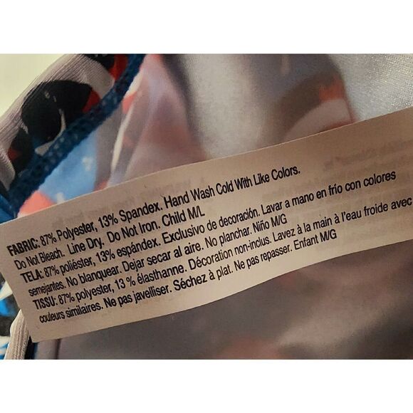 Marvel American Dream Leggings Youth Size M/L 12- 14 Captain America Shield - Picture 3 of 6